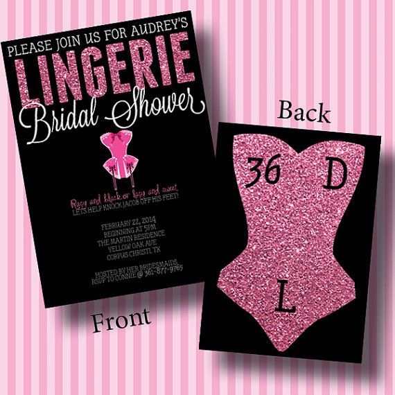 5×7 Lingerie Bridal Shower Invitation by SouthardPublications,