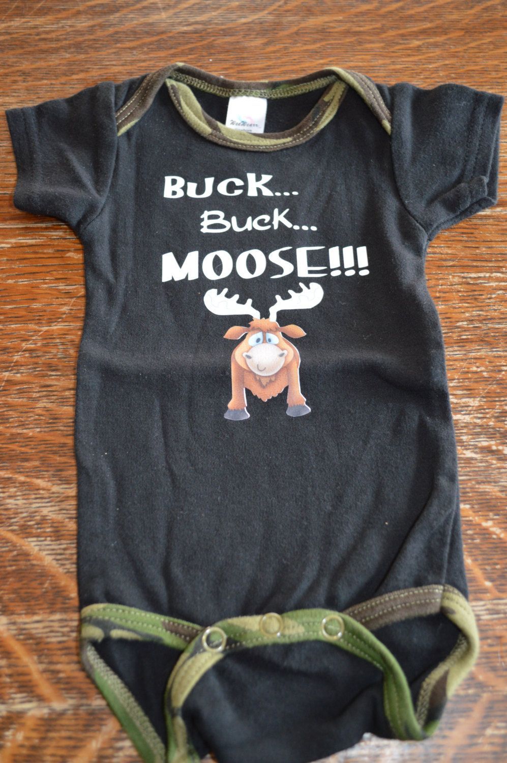 Buck…Buck…MOOSE onesie.