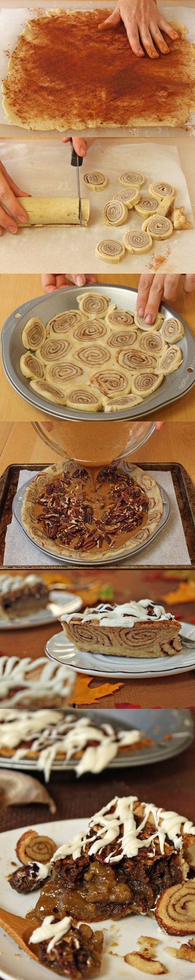 Cinnamon Bun Pecan Pie Reci