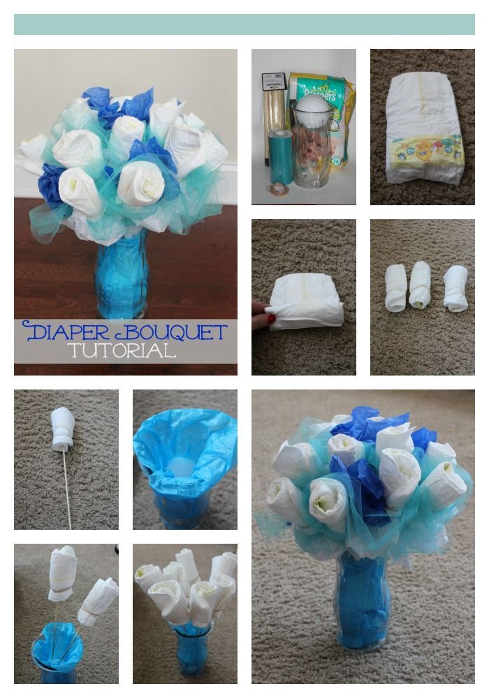 Diaper Bouquet tutorial – s