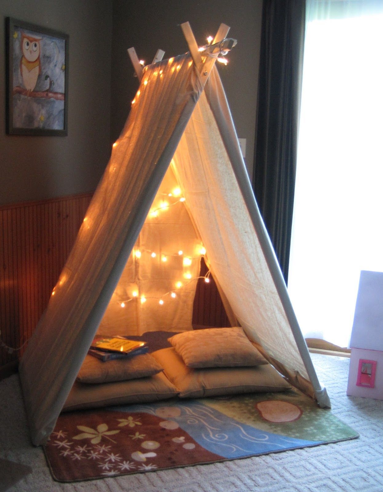 DIY–instructions for a Canvas Reading Tent–what kid wouldnt love