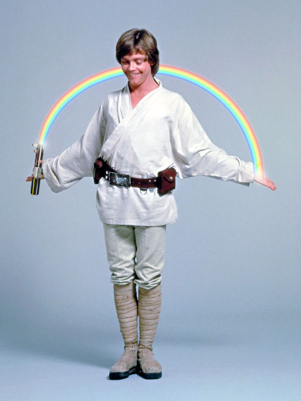 Luke Skywalker photoshopped