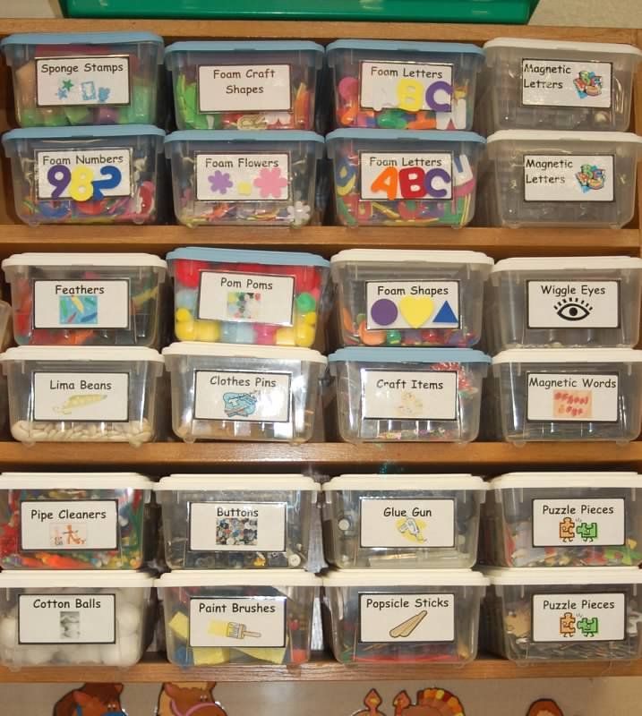 Get Organized with Classroom Supply Labels -   Great ideas for organizing classroom supplies