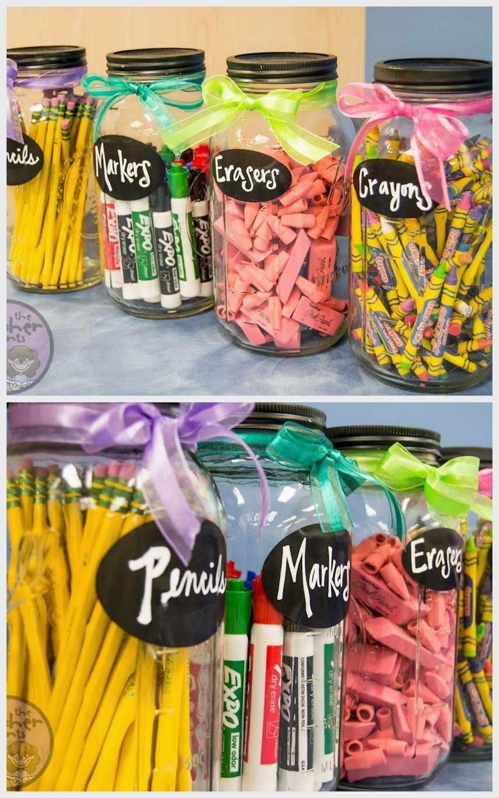 Decorate school supplies ideas -   Great ideas for organizing classroom supplies