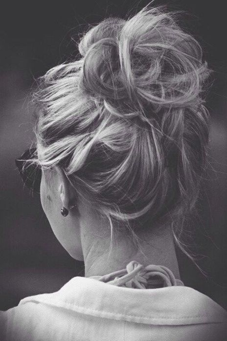 Pretty Messy Updo Hairstyle