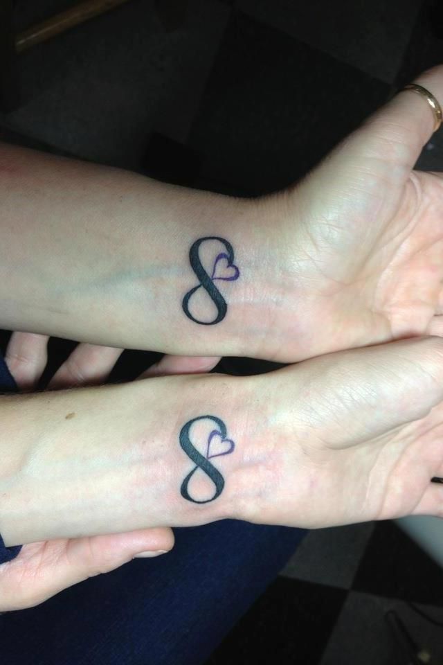 This is a mother-daughter tattoo, but I think its nice for couples, too.  Thank you Kelly Sham for sharing your Mother/Daughter