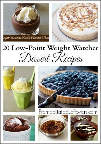 20 Weight Watchers Dessert Recipes – Low-point dessert recipes. All of theses weight watchers dessert recipes have less than 4