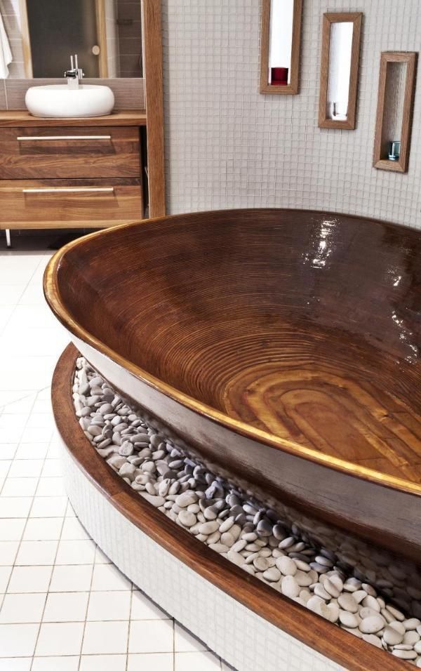 30 Relaxing and Chill Wooden Bathtubs | Daily source for inspiration and fresh ideas on Architecture, Art and Design