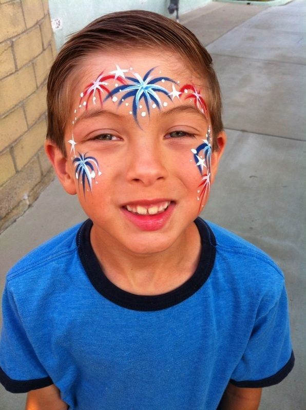 4th of July Face Painting – great party co