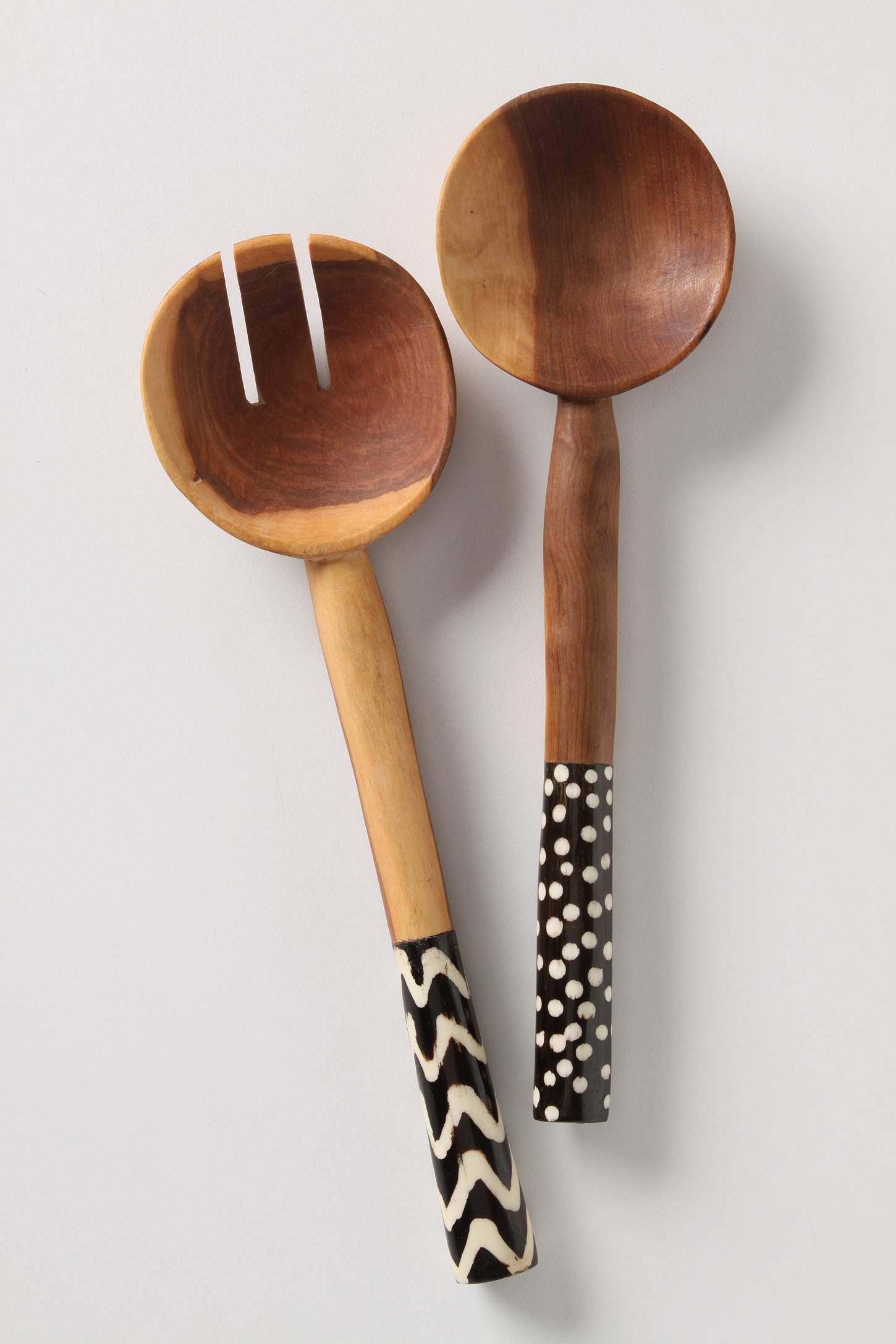 Anthro DIY Kitchen utensils! How adorable. Little things like this truly make a home unique.