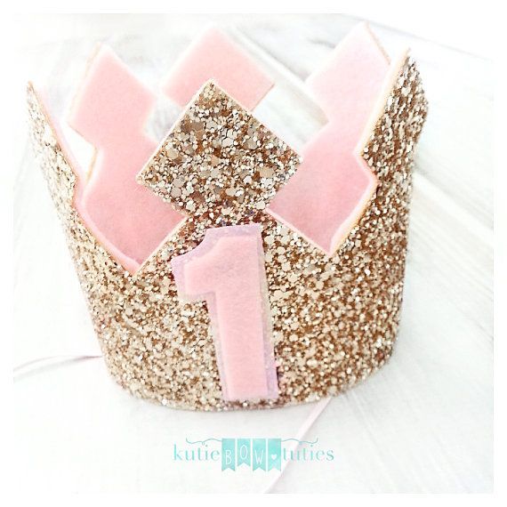 Birthday Girl Glittery Crown    As seen om ACCESS HOLLYWOODS website for Birthday Must Haves    Customize your own!!!  First Pick