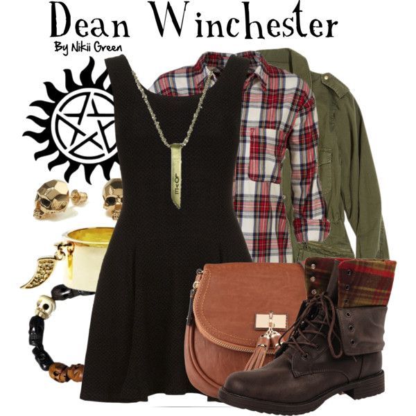 “Dean Winchester” by nikiigsings on Polyvore.    I like that it is a dress!