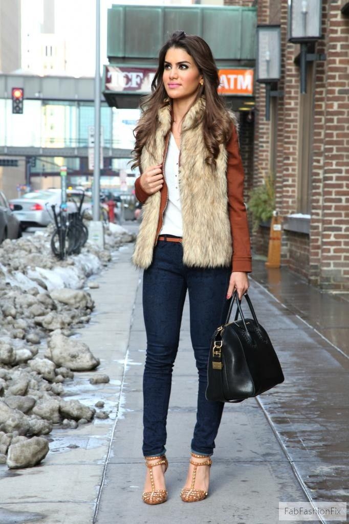 FabFashionFix – Fabulous Fashion Fix | Style Guide: How to wear Faux Fur vest?