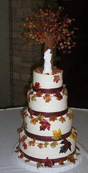 fall wedding cake ideas | several wedding cake ideas with instructions