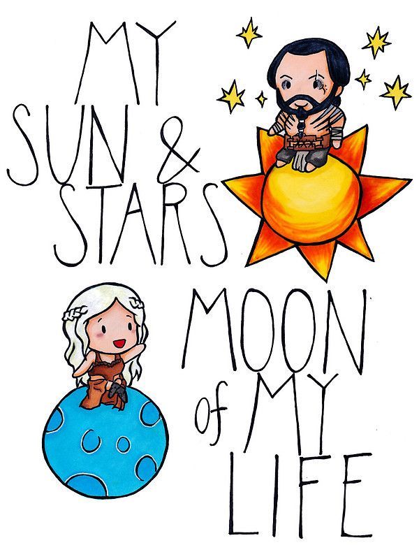 Game of Thrones – Daenerys & Khal Drogo by charsheee