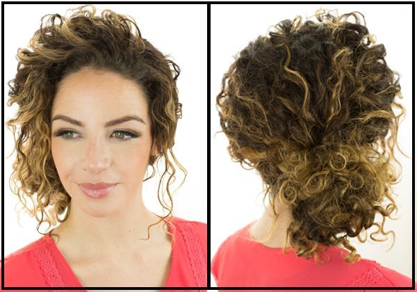 Hair and Make-up by Steph: How To: Naturally Curly Updo