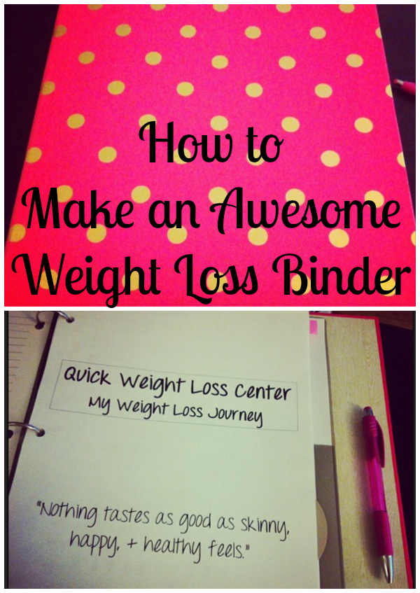 How to Make an Awesome #WeightLoss Binder – get #organized on your weight loss journey. #organization