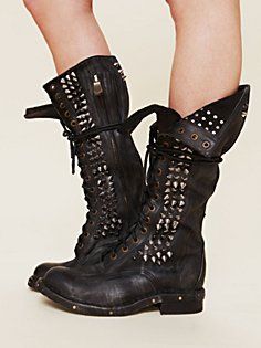 Jeffrey Campbell Studded Seattle Love Boot in combat-boots