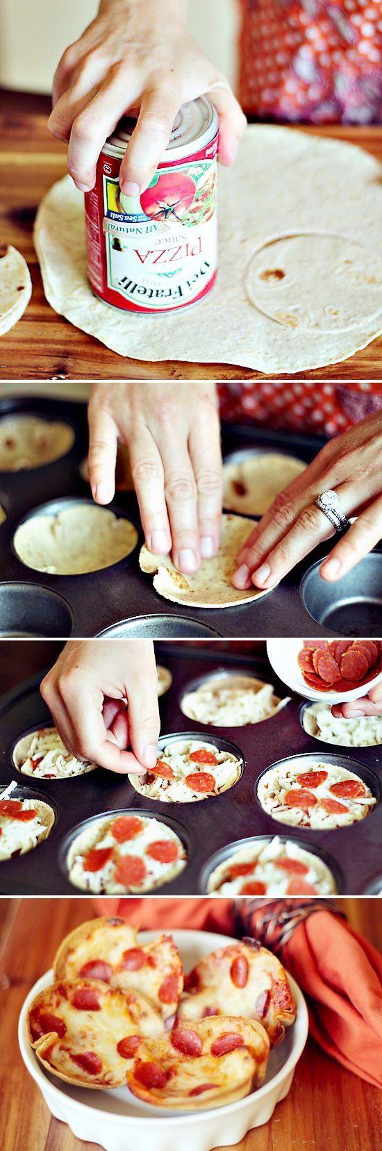 Mini-Tortilla-Crust-Pizzas These are so easy to do and they turn our great!! Brought them to a family function and had to keep