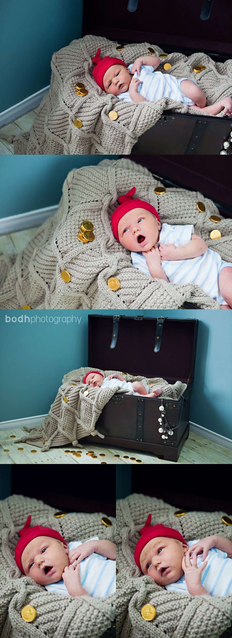 Oh… so sweet, pirate babies. I kinda want a treasure chest just for this.