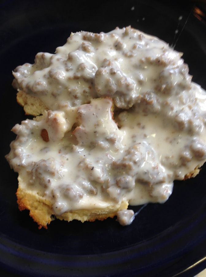 Paleo & LowCarb Sausage and Gravy biscuits yum!!!