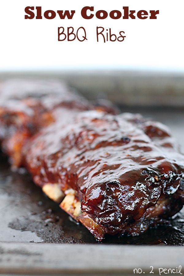 Slow Cooker BBQ Ribs Slow Cooker BBQ Ribs are the the easiest way to make ribs, and they are incredibly tender and flavorful. If