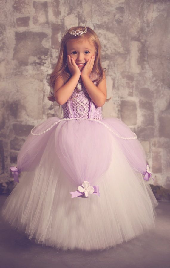 Sofia the First Tutu Dress SZ 05 YR by lauriestutuboutique on Etsy, $97.50 Maybe for Halloween or Ellas Birthday party!
