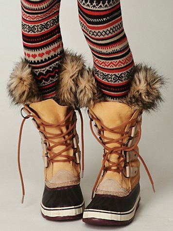 Sorel Womens Joan of Arctic Snow Winter Boots Lace Up Leather Suade Faux Fur New | eBay