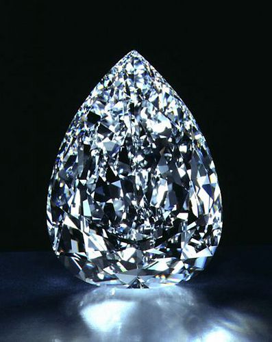 Star of Africa, the worlds largest flawless cut diamond. It is a whopping 530 carats!