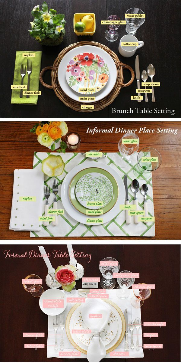 table settings for any occasion | recreativeworks #tablesettings