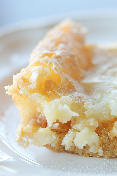 Texas gold only 5 ingredients (yellow cake mix, eggs, cream cheese, butter, & powdered sugar) & is super easy to make.