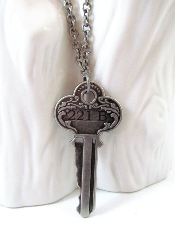 The Key to 221B: A Sherlock Inspired Necklace.. Can I have this now please?? Like literally.. RIGHT NOW PLEASE.. Thank you.. That