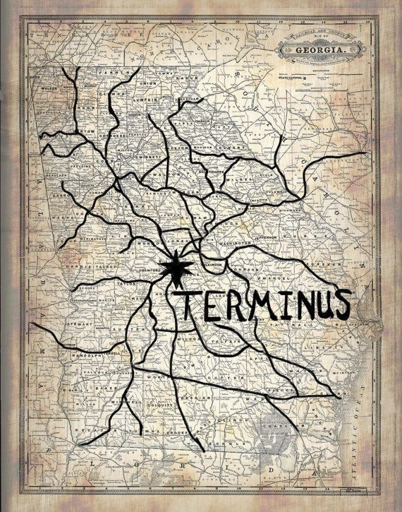 This Crazy-Accurate Terminus Poster: | 27 Gifts Only True “Walking Dead” Fans Will Appreciate
