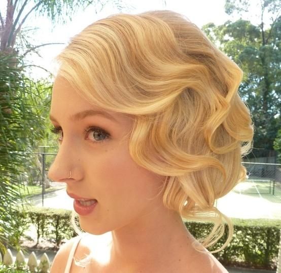 vintage updo (they do this on Downton Abby sometimes – LOL!!!)