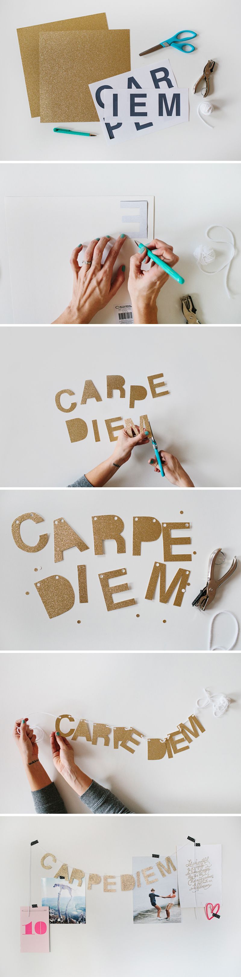 Carpe Diem – Wallhanger diy – one of 7 DIYs You Have To Try Right Now | The Odyssey