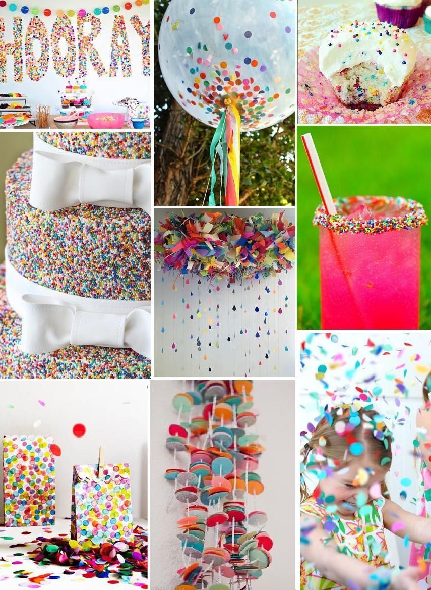 Confetti Party — Beyond Usual Rainbow Party Ideas