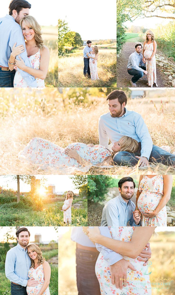 Gorgeous maternity session at sunset in a field! Taylor & Connor | Fredericksburg Va Maternity Photography | Melissa Arlena