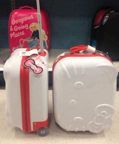 How cute are these Hello Kitty Suitcases?!? I saw them at Targetstroms this weekend