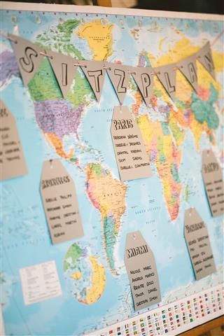 MNM bastelt: Eine Weltkarte als Sitzplan