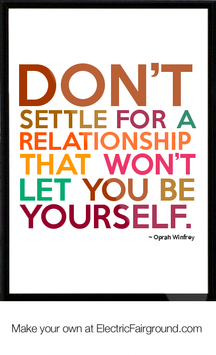 Oprah Winfrey Framed Quote