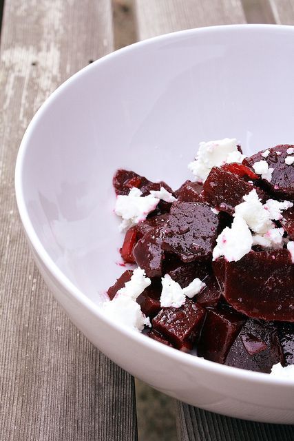 Roasted Beet Salad with Feta Cheese – by Delishhh