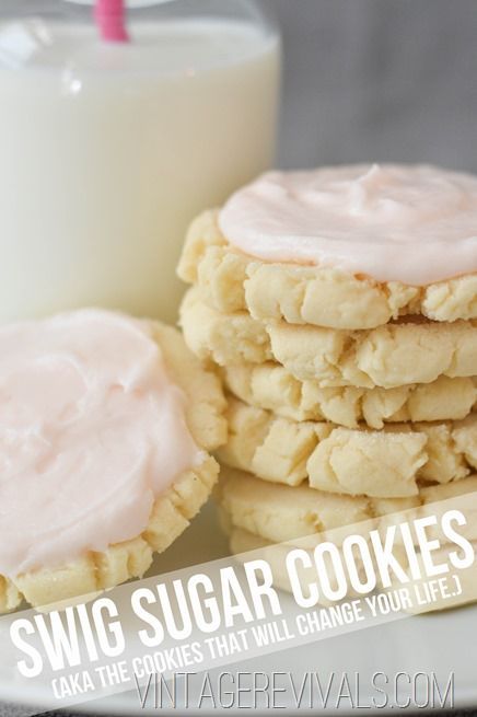 The ORIGINAL Swig Sugar Cookie Recipe!  This is literally the Best Sugar Cookie Recipe EVER!!