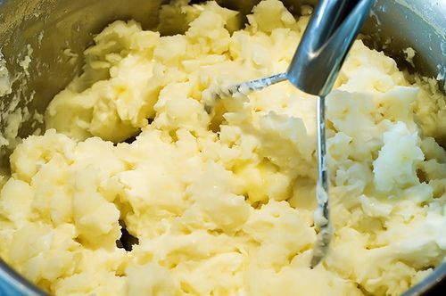 The Pioneer Woman baked mashed potatoes. Once you make mashed potatoes this way, you’ll NEVER make them your way again…trust
