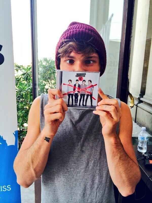 Theres all of his adorable little hats. | 24 Excuses To Bask In The Adorable Beauty That Is Ashton Irwin