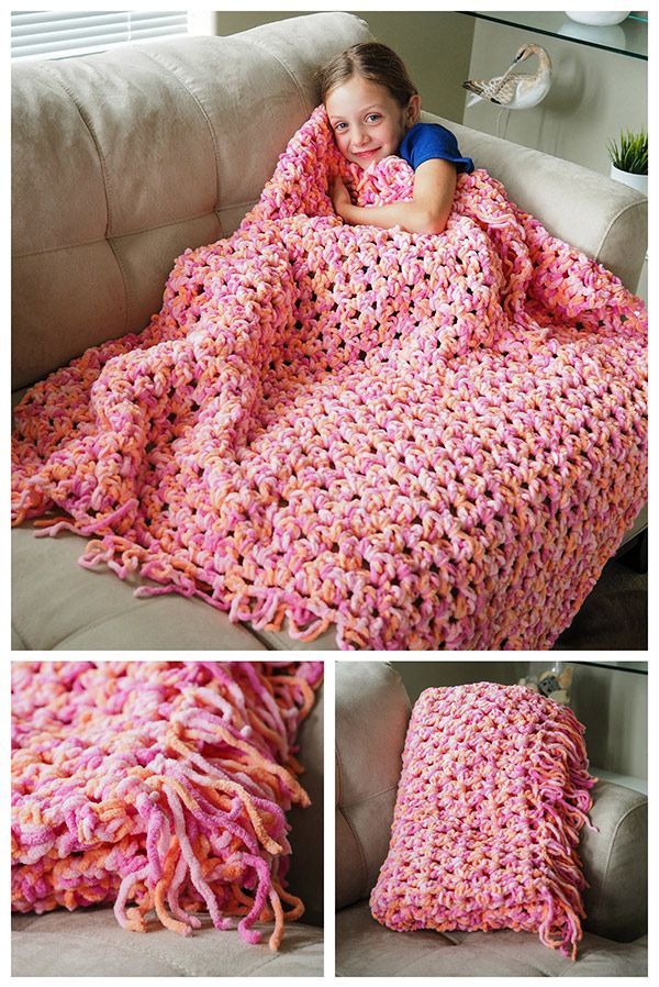 This ultimate beginners crochet pattern. This cozy crochet blanket is so easy, quick and fun to make. You dont need much