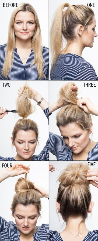 5 Gym Hairstyles you need to try – quick and easy updos for your next workout session! Bang braid, double braid, messy bun & the