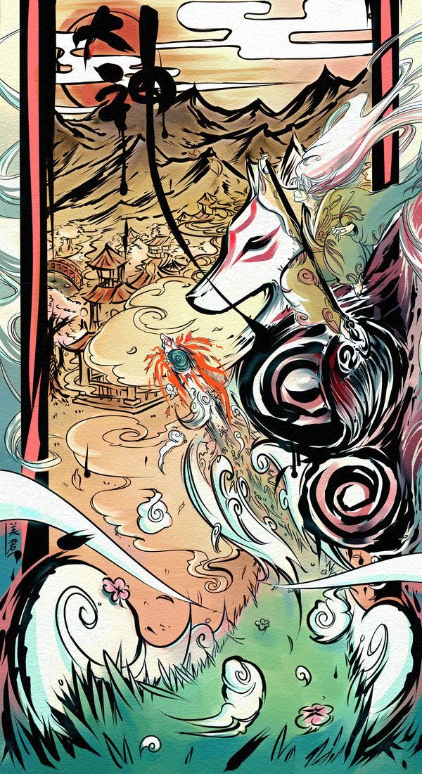 Alive by ~cheetahcub  Amazing #Okami art. Great game that should be played by everyone!