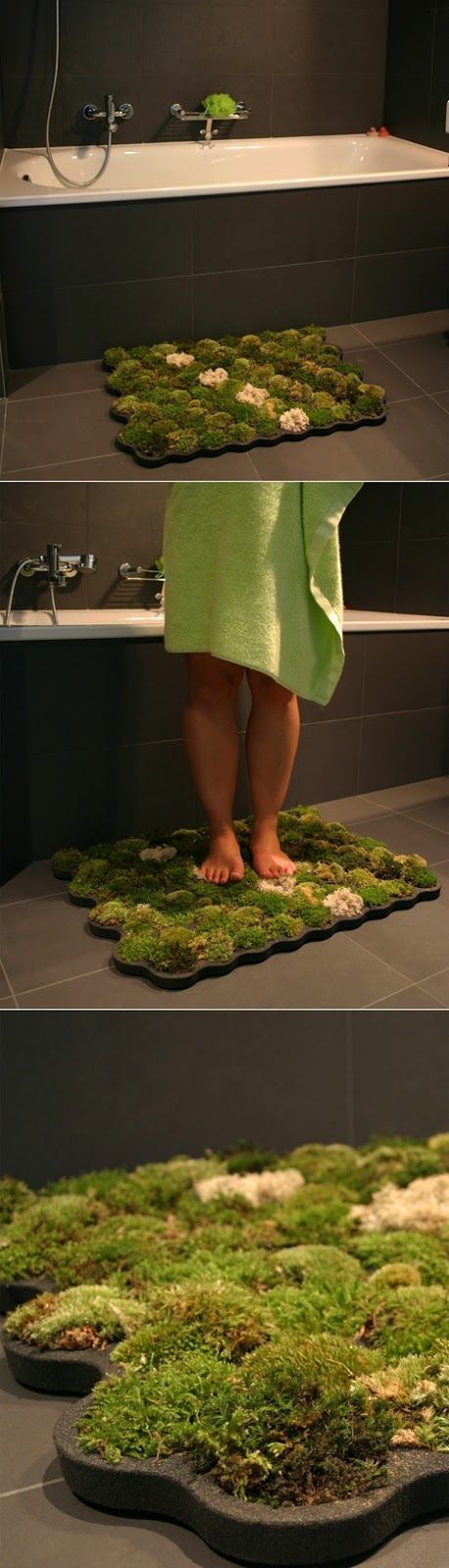 Alternative Gardning: Moss Bathroom Mat