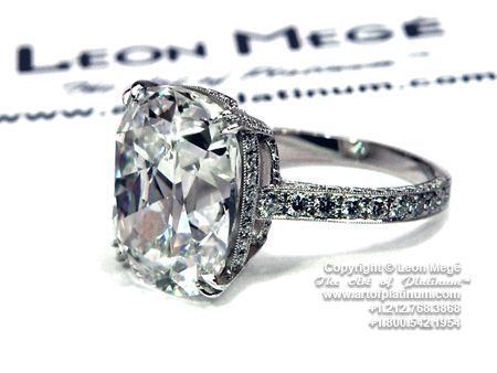 Antique cushion cut diamond engagement ring. one of the prettiest rings Ive ever seen!!!