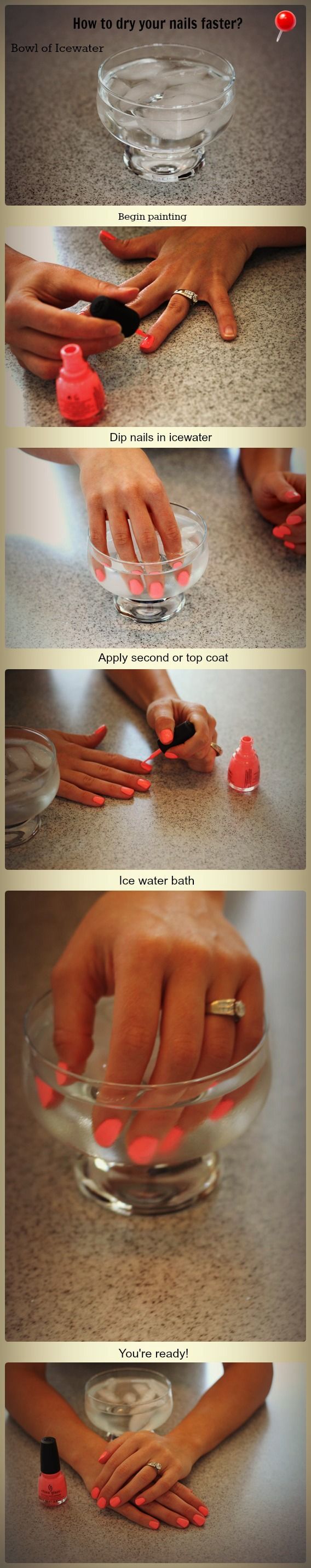 How to dry your nails fast and easy in 5 steps!